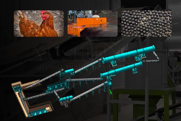 production d'engrais à base de fumier poulet