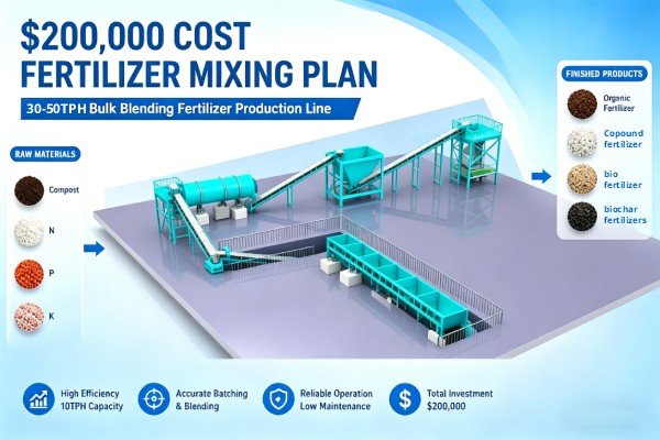 $20000 cost NPK BB fertilizer production solution